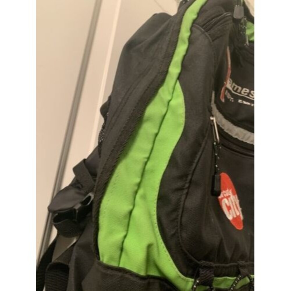 Vintage Circuit City X Games ESPN Backpack Bag Sack Multi-Color - Picture 3 of 11